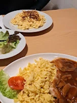 Pute Mit Käsespätzle